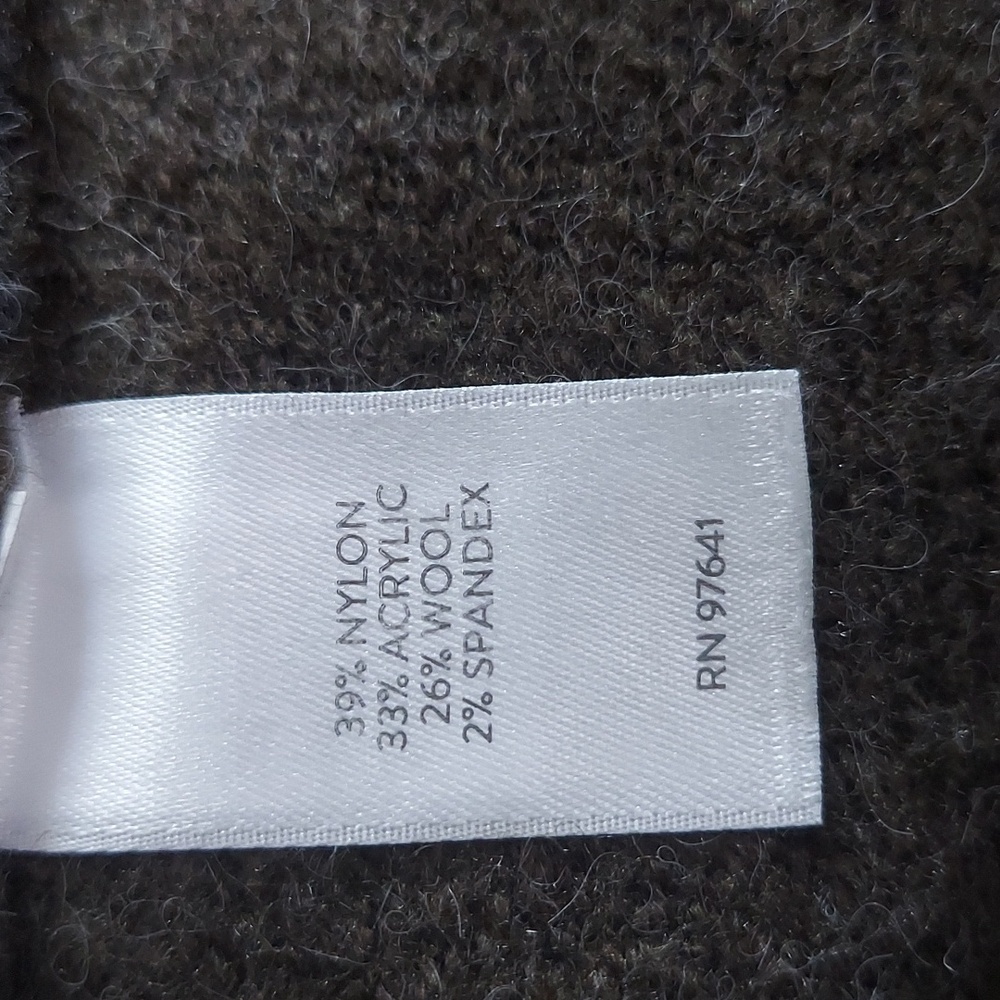 NWT J. Jill Black and Olive Long Open Cardigan Sweater Size XL - Picture 5 of 5